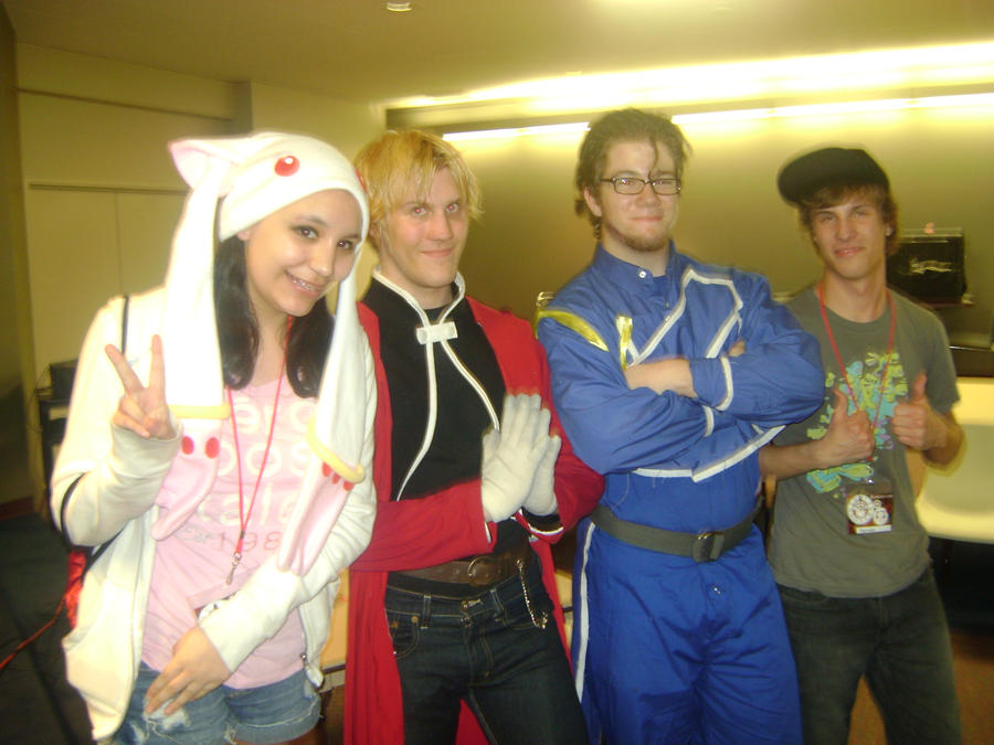 Friend with FMA cosplayers