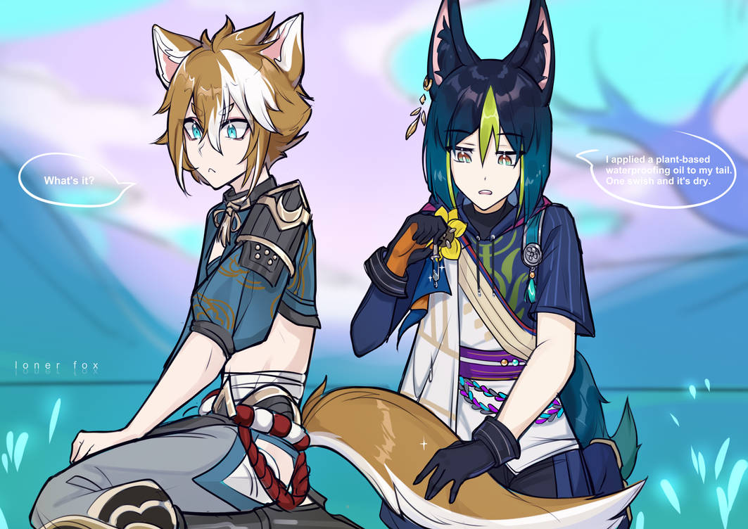 Loner Fox Tighnari and Goro by Loner-Fox on DeviantArt