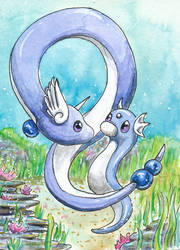 Dragonair and Dratini