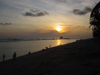 Sunset on the Seashore