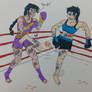 Thalia vs Reyna - Kickboxing Fight (Part 4)