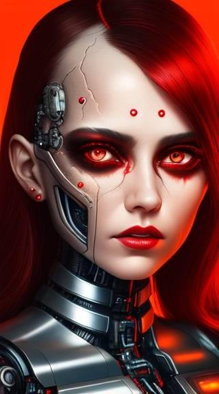 Red Cyborg 7 by Flatline187 on DeviantArt