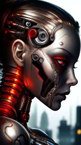 Red Cyborg 17 by Flatline187 on DeviantArt