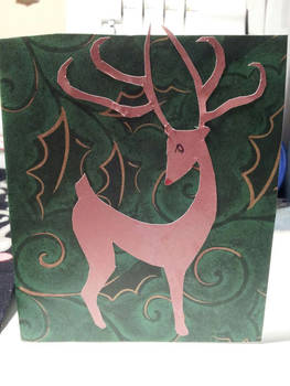 Reindeer Holiday card