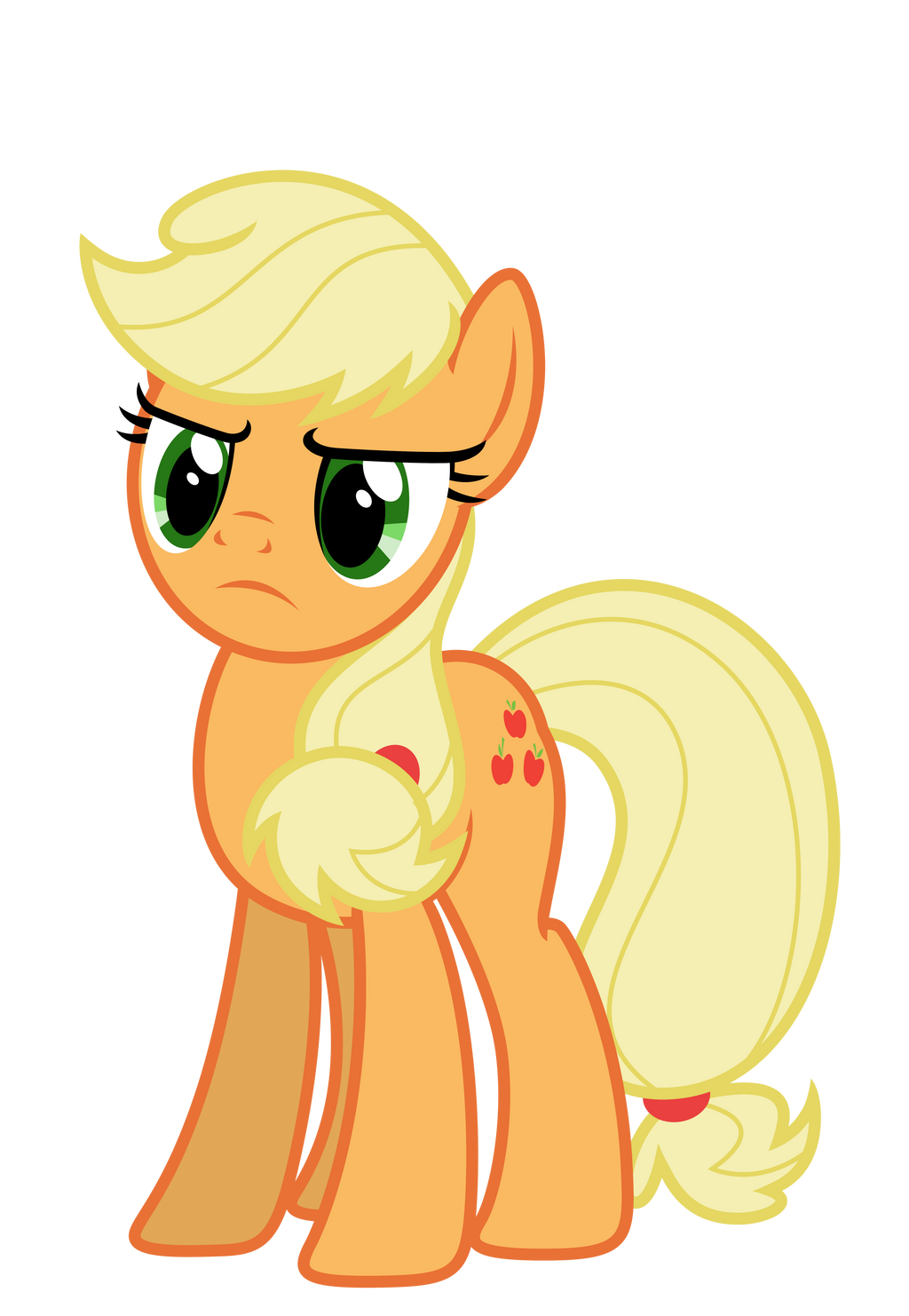 Vector Applejack 64 NO HAT by EStories on DeviantArt