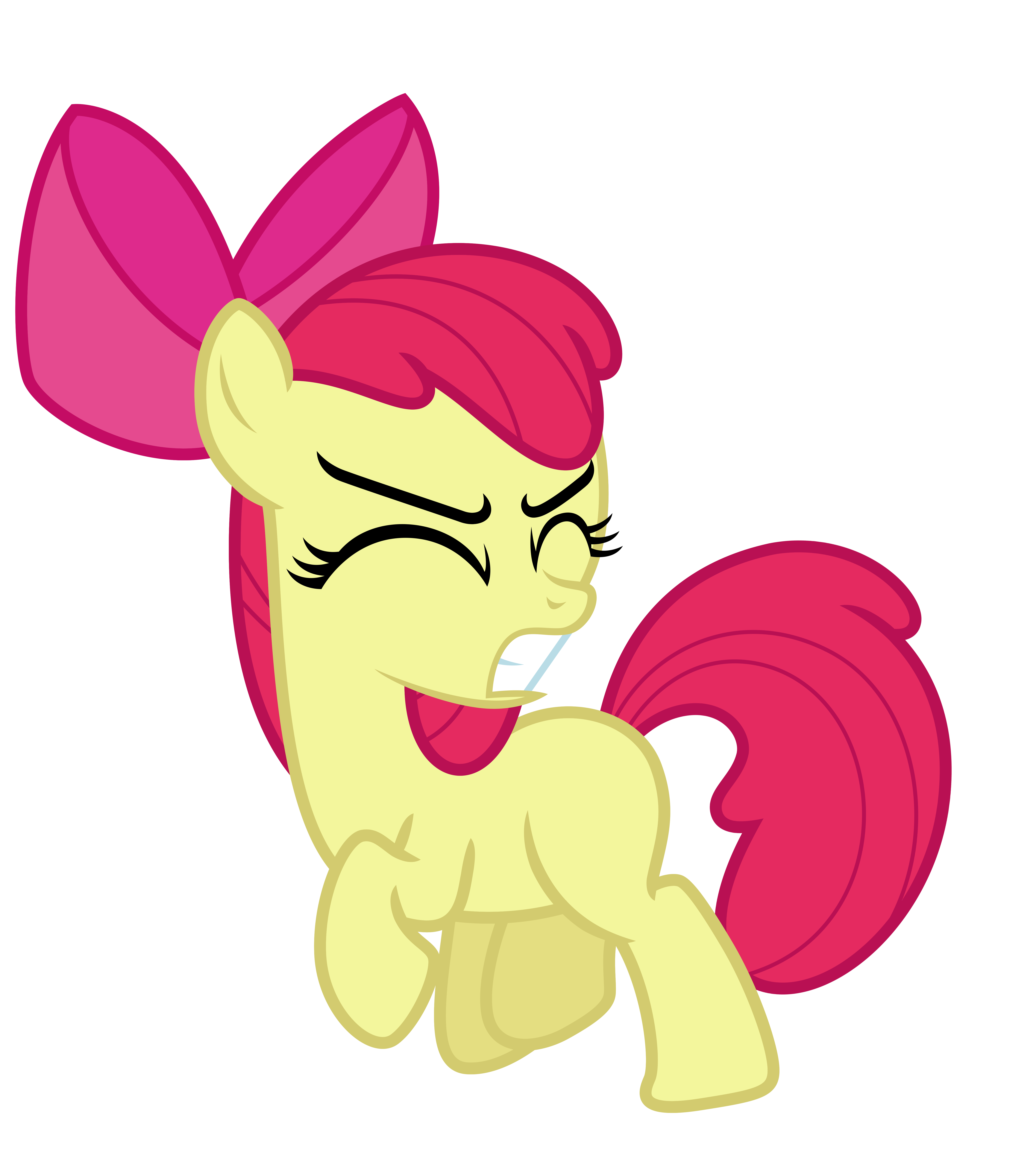Mlp Vector Chasing Vector: Apple Bloom 14 by EStories on DeviantArt