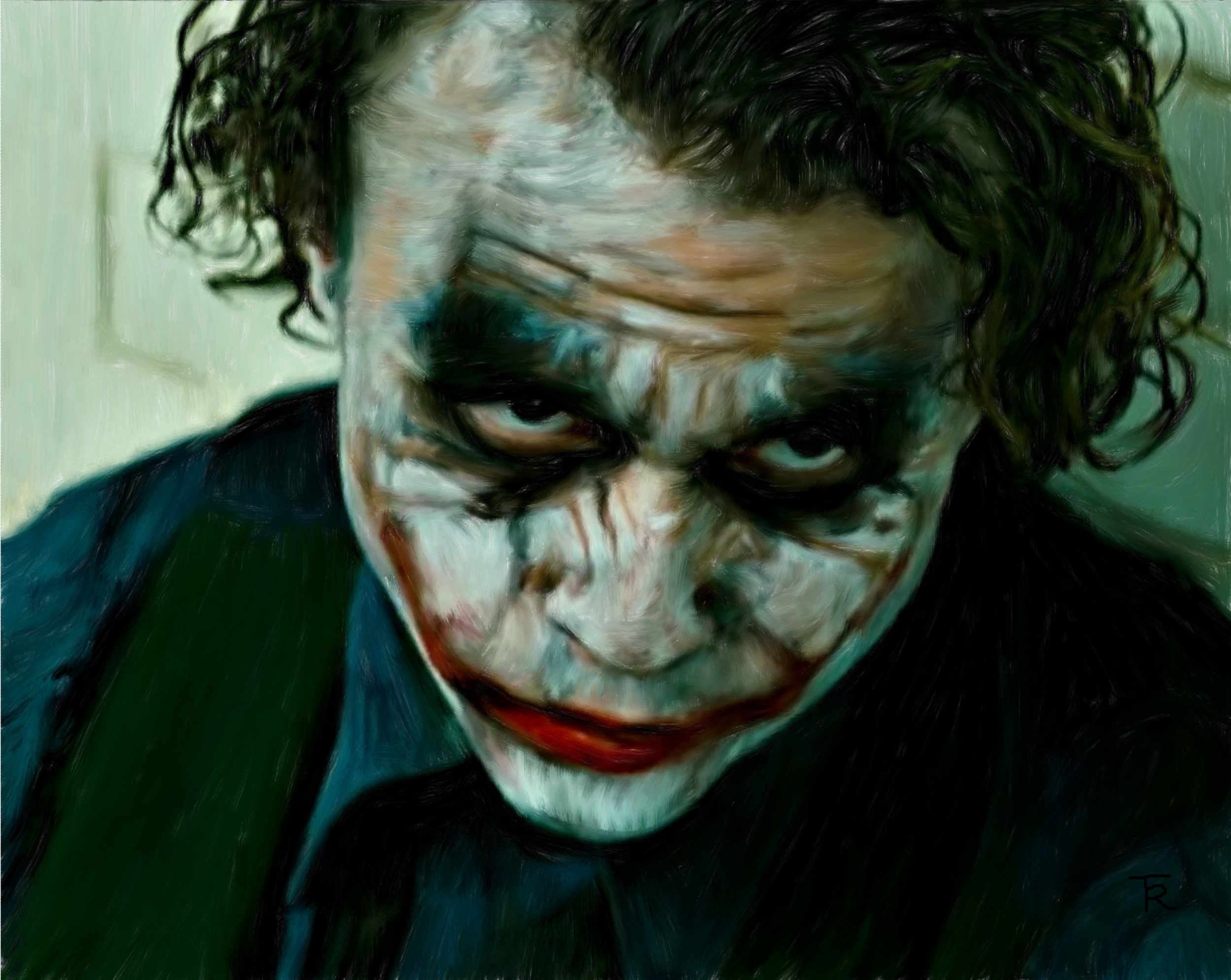 Digital Painting: Heath Ledger Joker