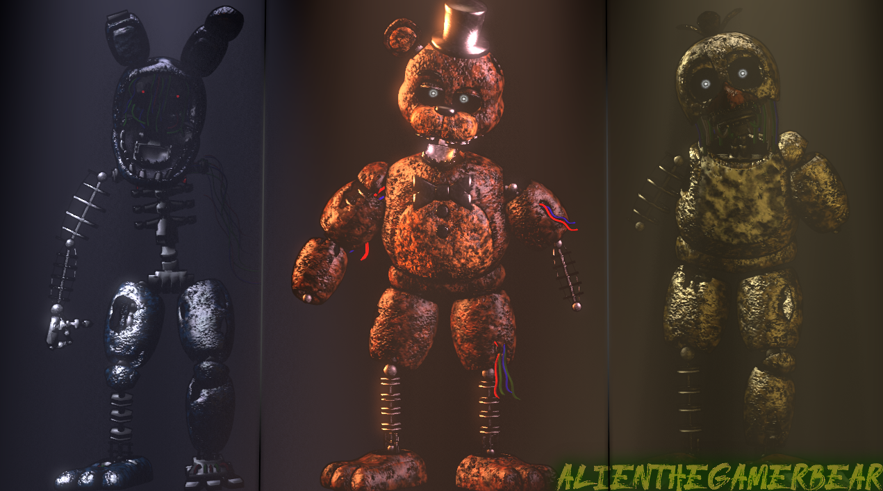 Glitchbear87 on X: The Joy of Creation: Ignited Freddy Poster Model by:  @/LukaszBorges #fnaf #tjoc #fnaffanart #fanverse  /  X