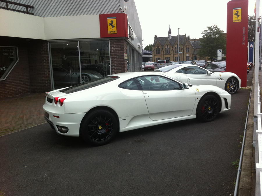 ferrari 430 white