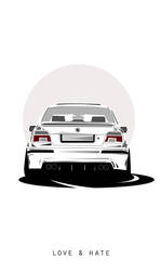 BMW E39 poster