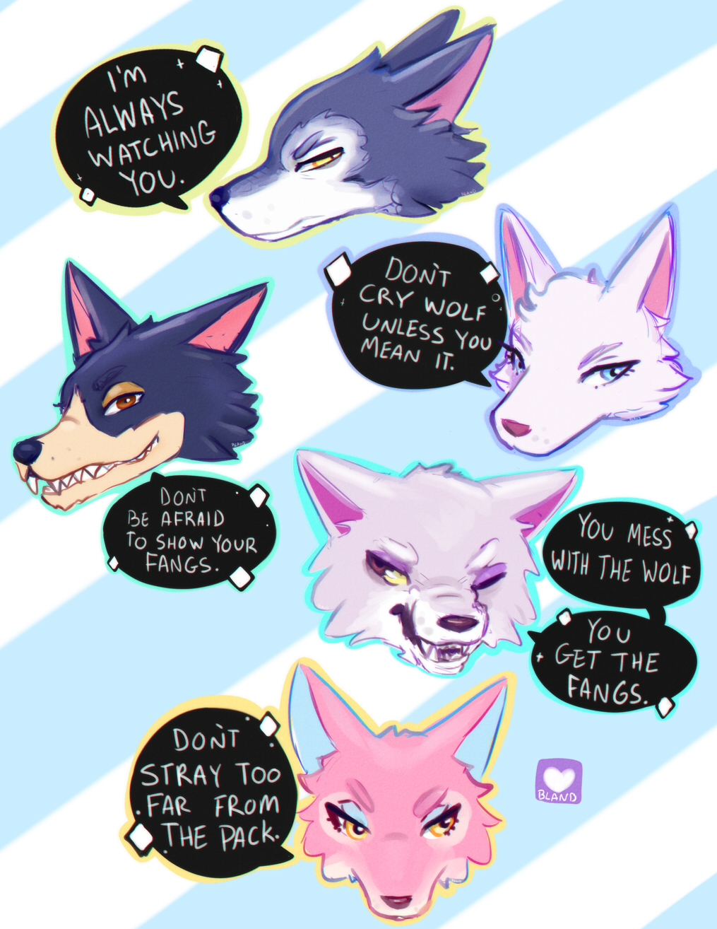 My wolf villagers! by TheDevilOnYourBack on DeviantArt