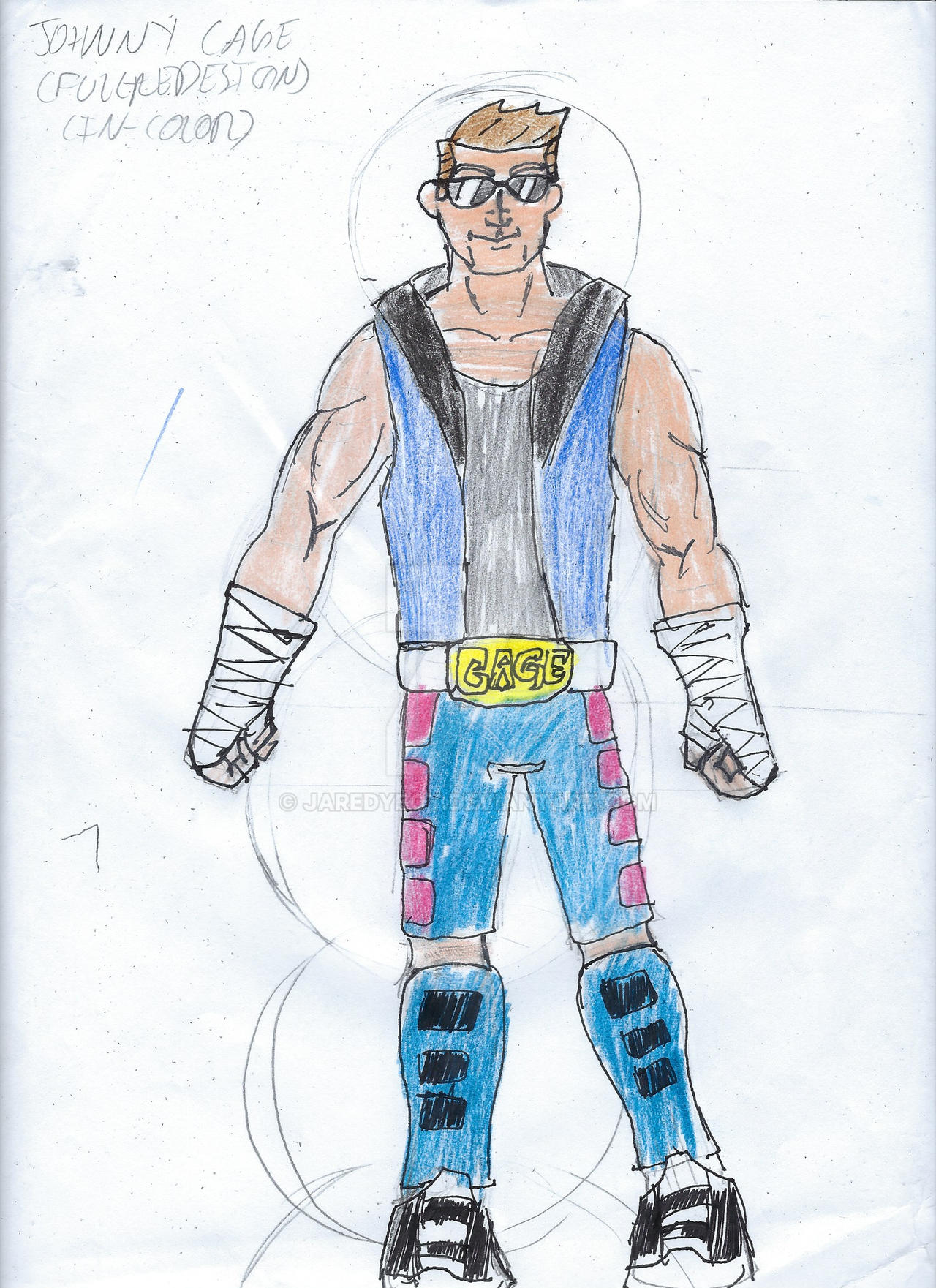 Johnny Cage Full DC United Redesign by jaredyboy on DeviantArt