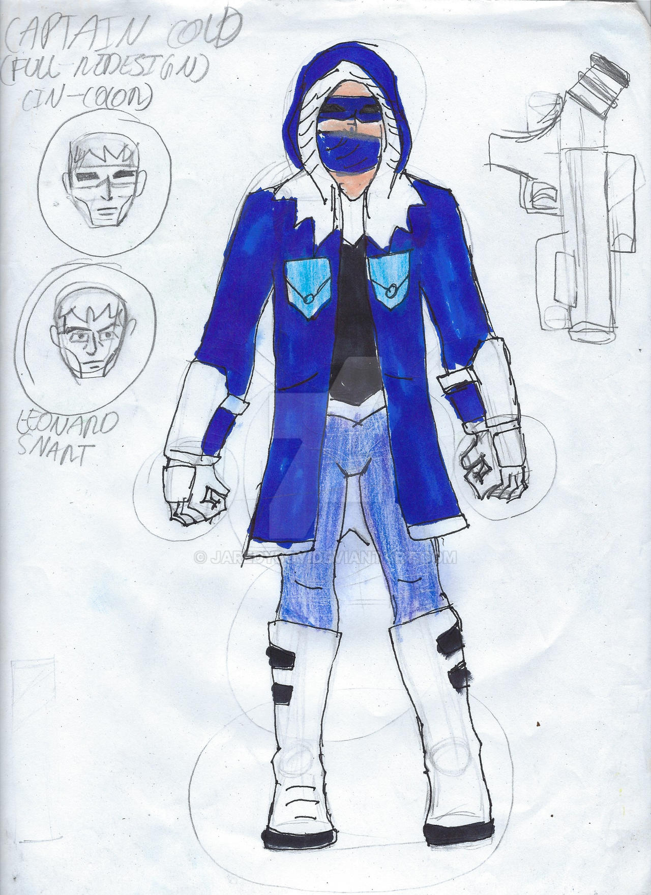Captain Cold Full DC United Redesign by jaredyboy on DeviantArt