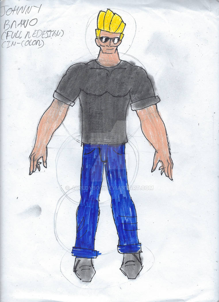 Johnny Bravo Full DC United Redesign by jaredyboy on DeviantArt