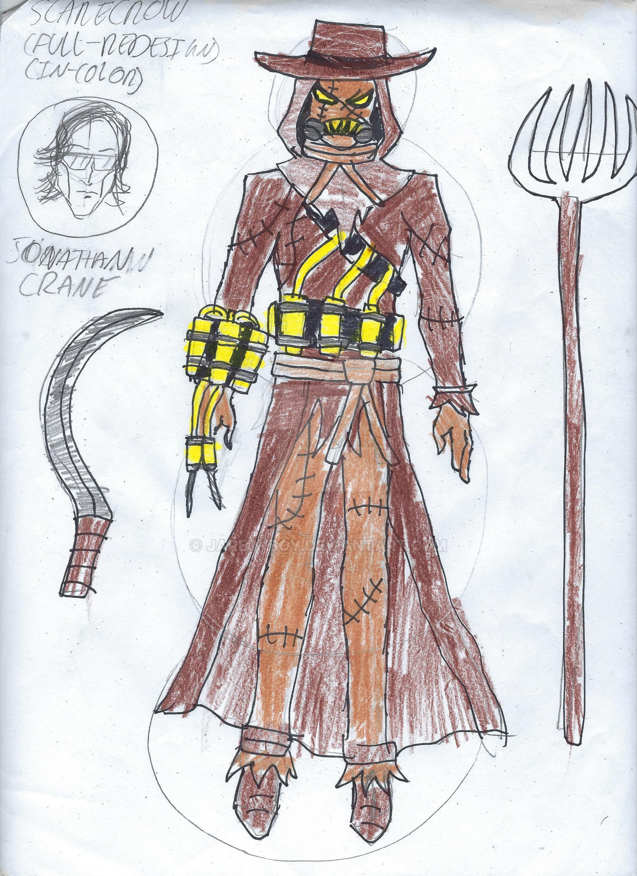 Scarecrow Full DC Unlimited Redesign by jaredyboy on DeviantArt