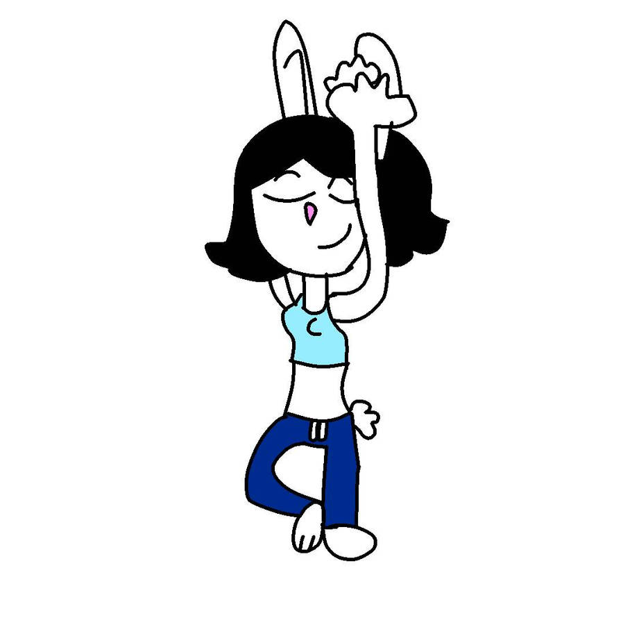 Ranger rabbit doing yoga by Foxlippythecs on DeviantArt