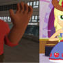 Dan Meets The Mane Five(Equestria Girls)