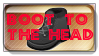 Boot To The Head Stamp by kreedantillesordo