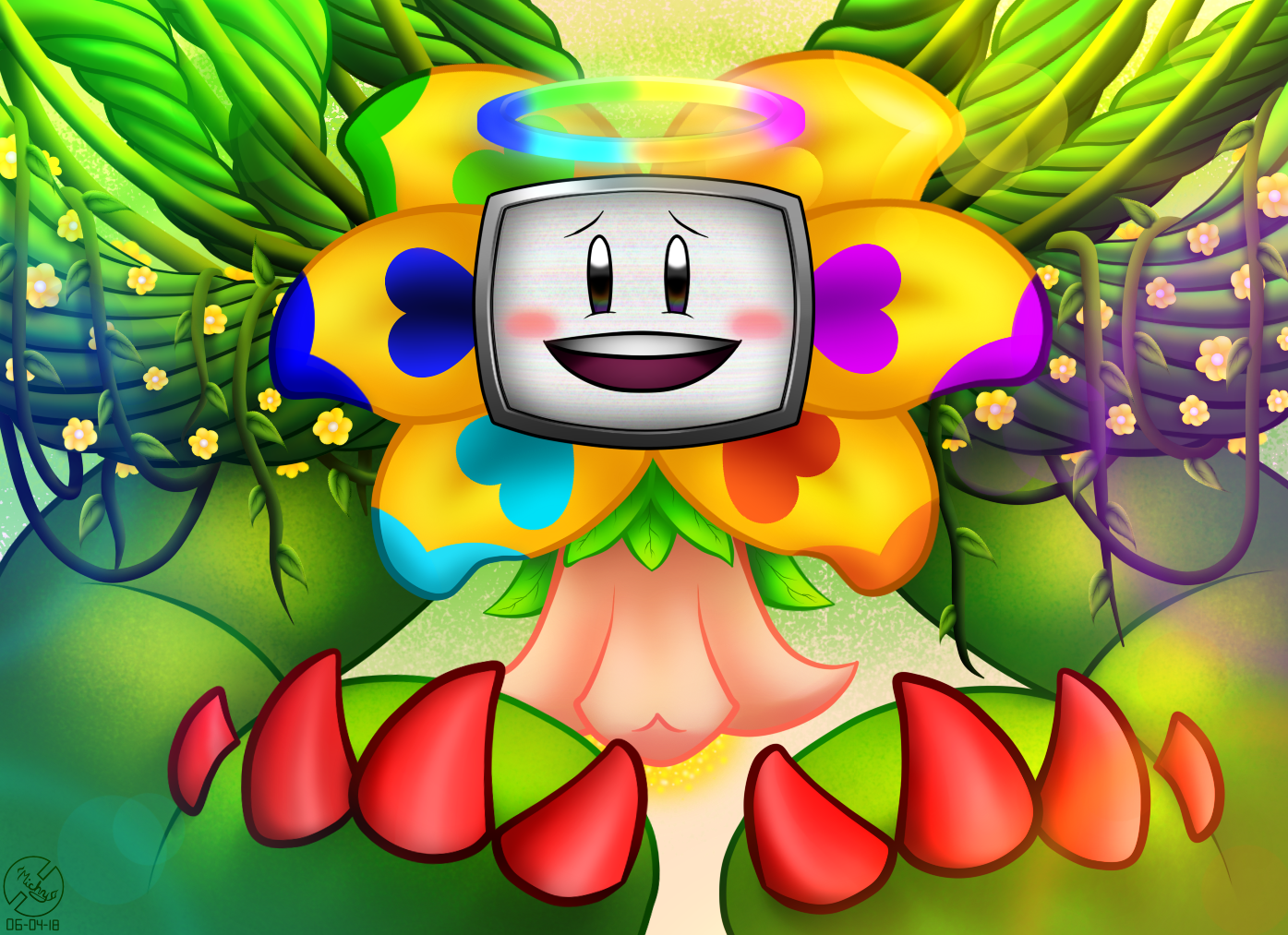 Meta Flowy Alpha Flowey by Michy64 on DeviantArt