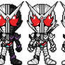 Kamen Rider W Fang forms