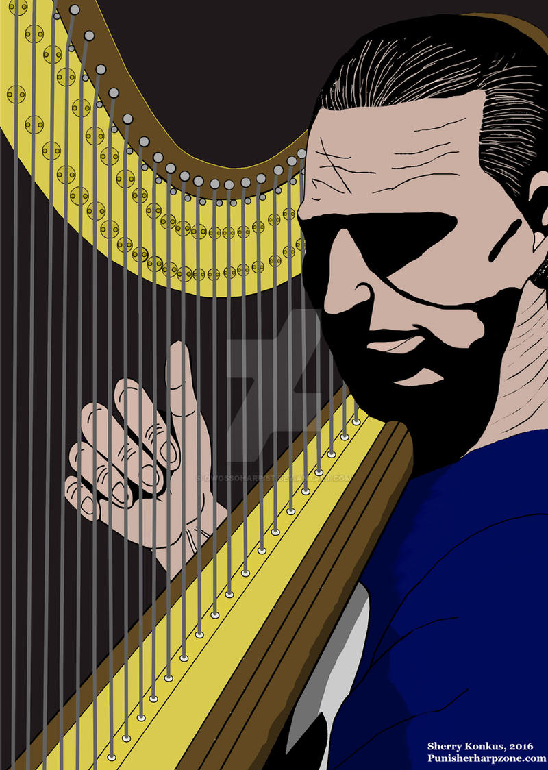 Tim Bradstreet's Punisher on the harp