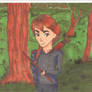 Katniss Everdeen cartoon