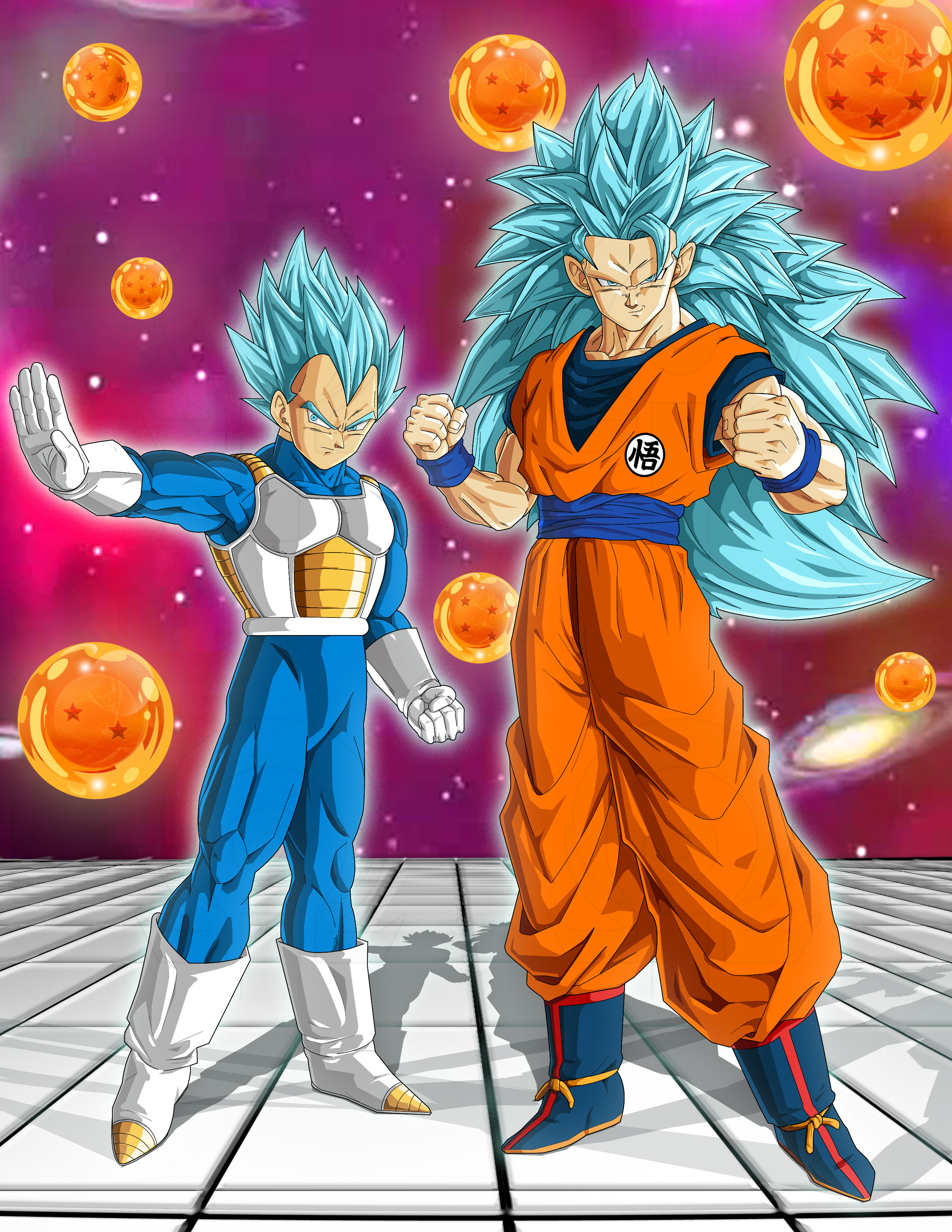 Ssjblue3 goku ssjblue vegeta