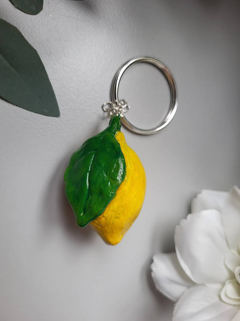 Lemon Keychain by KlaudynkaArt on DeviantArt
