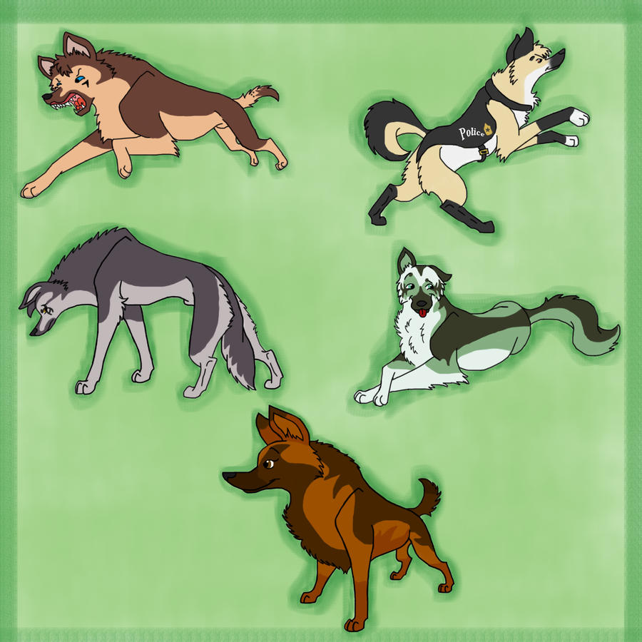 German Shephards by KyoshiroGinga on DeviantArt