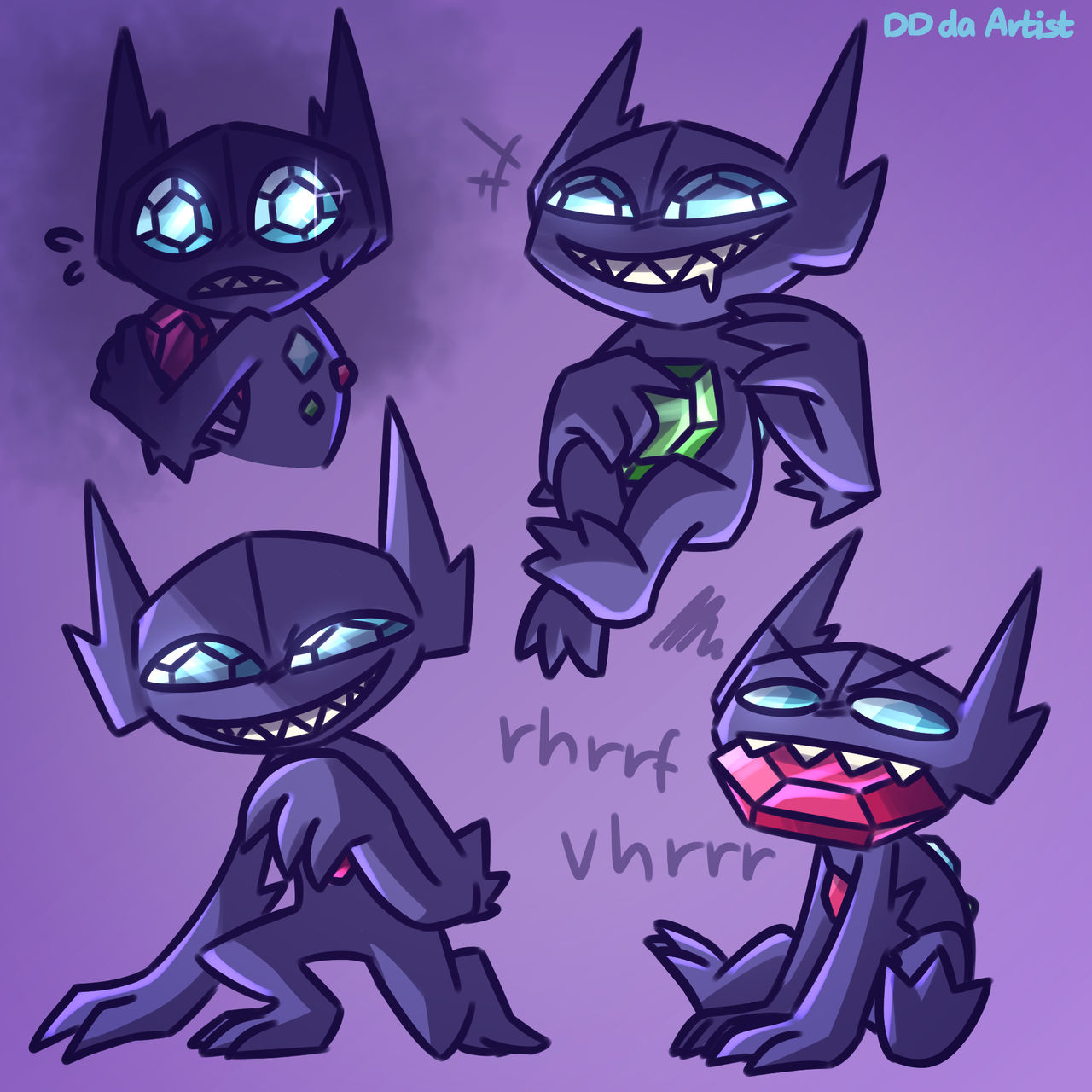 Sableye Patterns Sableye by DDdaArtist on DeviantArt