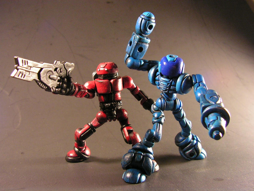 Basher Bots by monsterforge on DeviantArt
