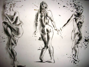 Triptych nude