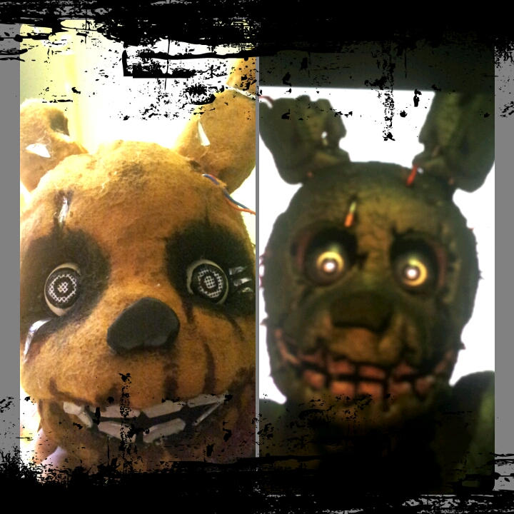 Springtrap cosplay comparison by cannibalvegan on DeviantArt