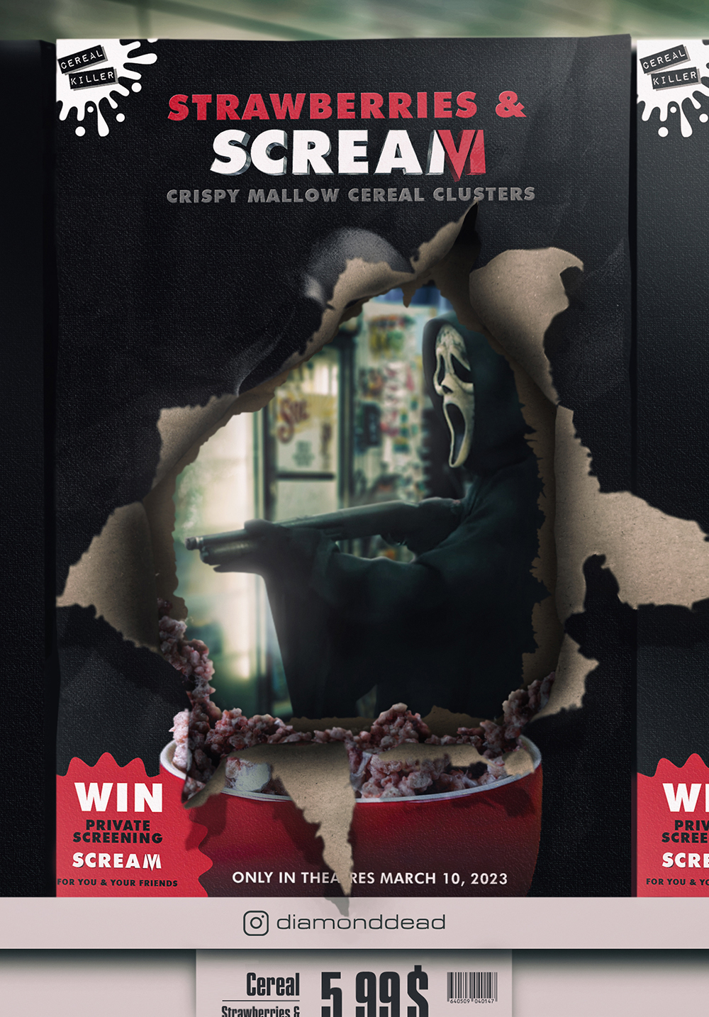 Scream 6 / Scream VI - Ghostface Shotgun Action by diamonddead-Art, scream 6  