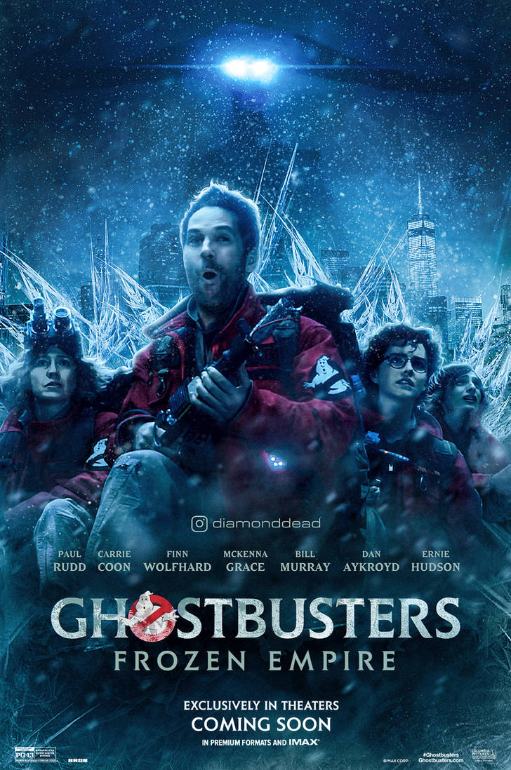 Ghostbusters: Frozen Empire 2024 Movie Poster Wall Art (b) 11x17