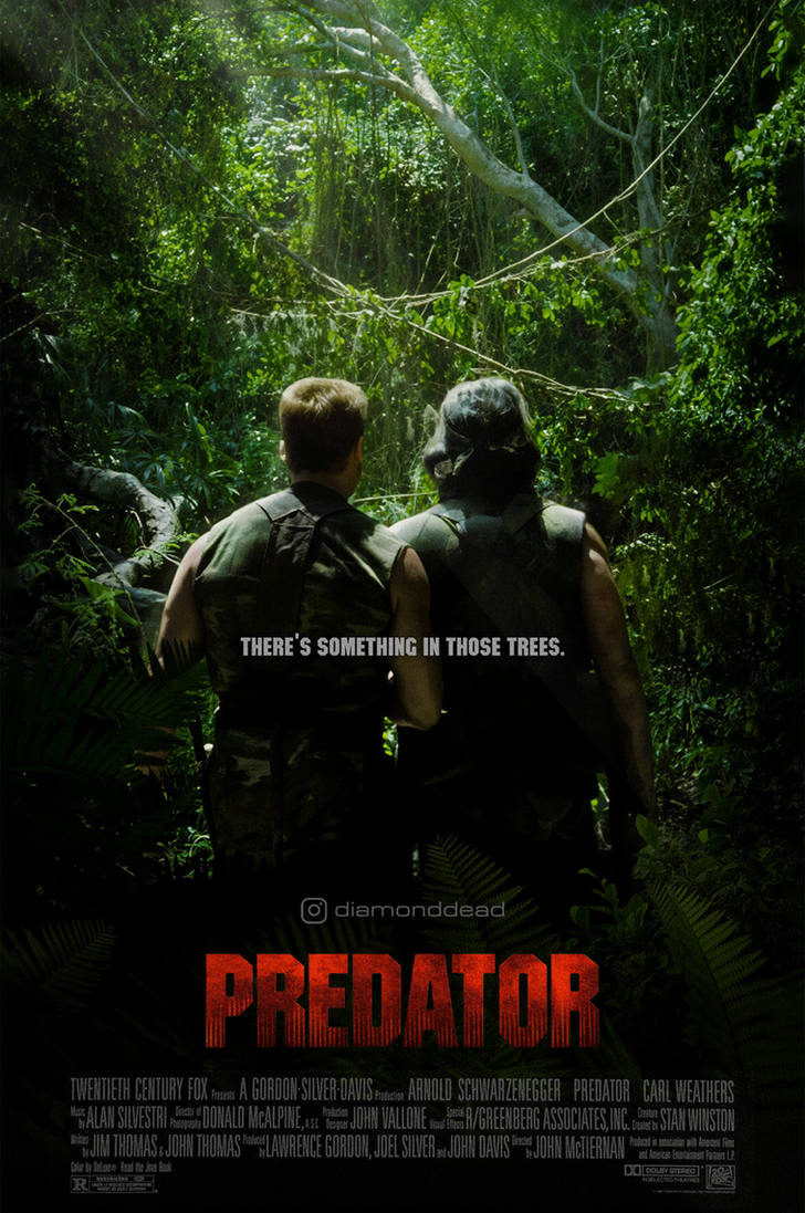 Predator (1987) - There's something in those trees by diamonddead-Art ...