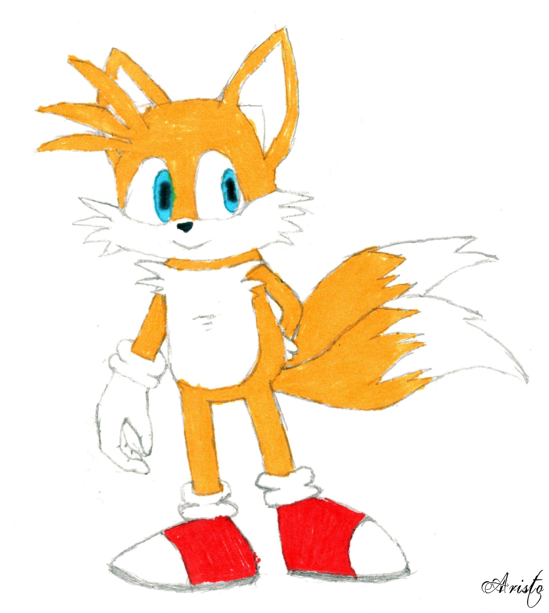 Sonic The Hedgehog: Tails by Aristo-Alabaster on DeviantArt