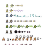 Megaman V Weapons Colored