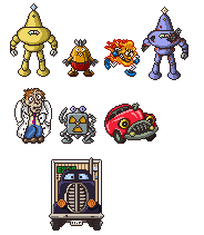 Mother SNES - Factory Enemies