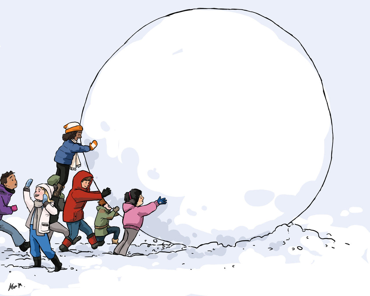 684-The Giant Snowball by Alia-Moosvi on DeviantArt