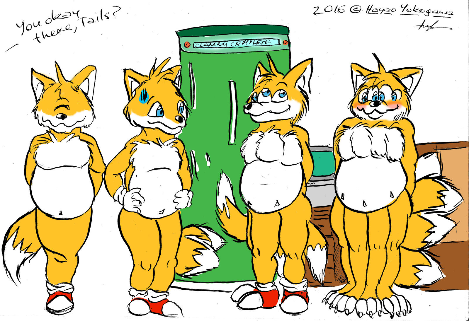 Cloning Machine Deviantart Tails' Cloning Machine trouble by HayaoYokogawa on DeviantArt