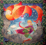 Prince Ivan and the Firebird by elui