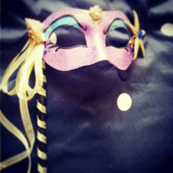 Finished Ursula Masquerade Mask