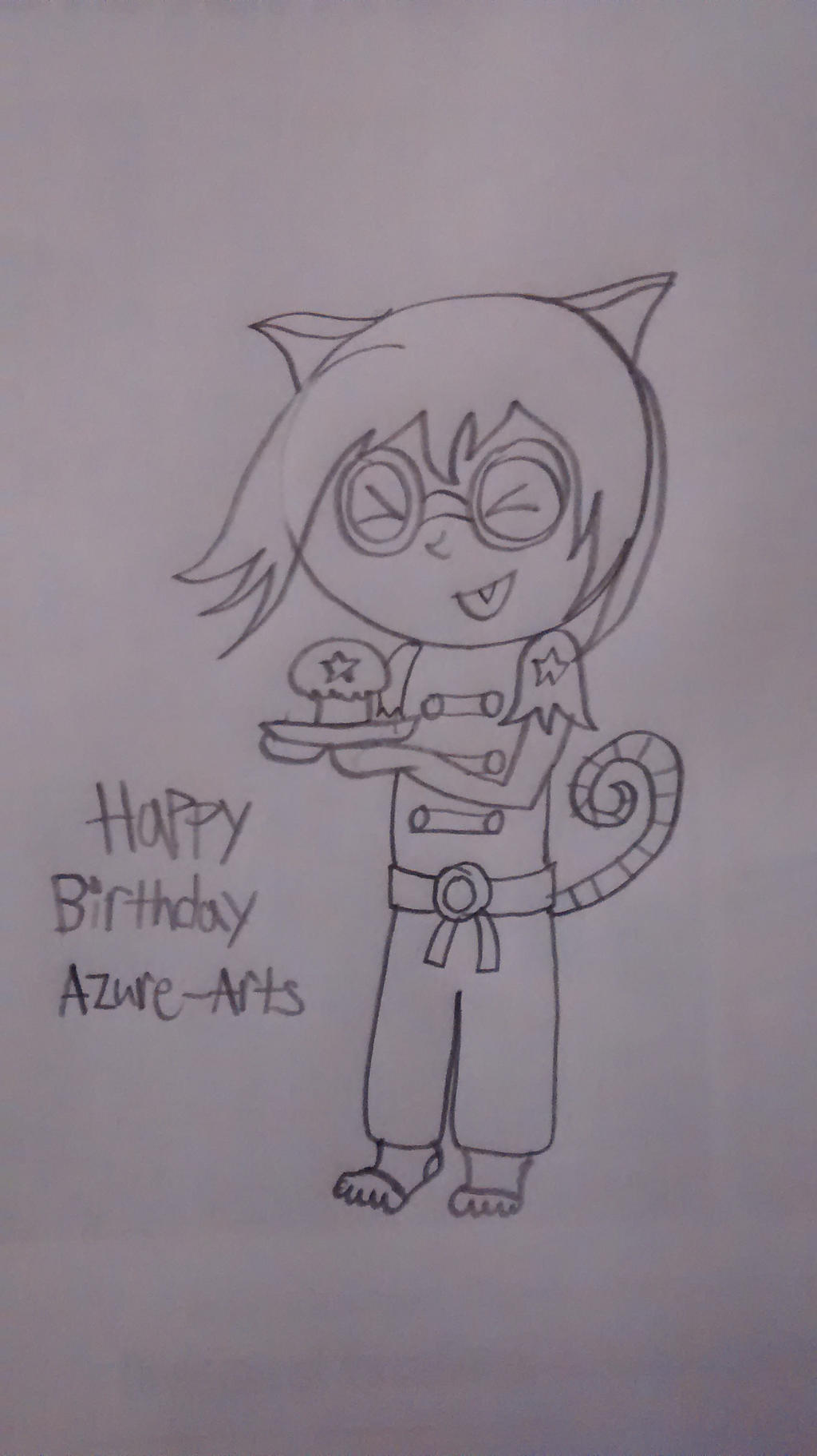 A Birthday Sketch for Azure-Arts