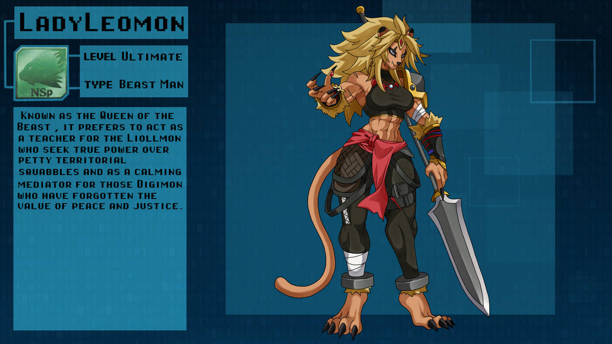 Ladyleomon by someguy944 on DeviantArt