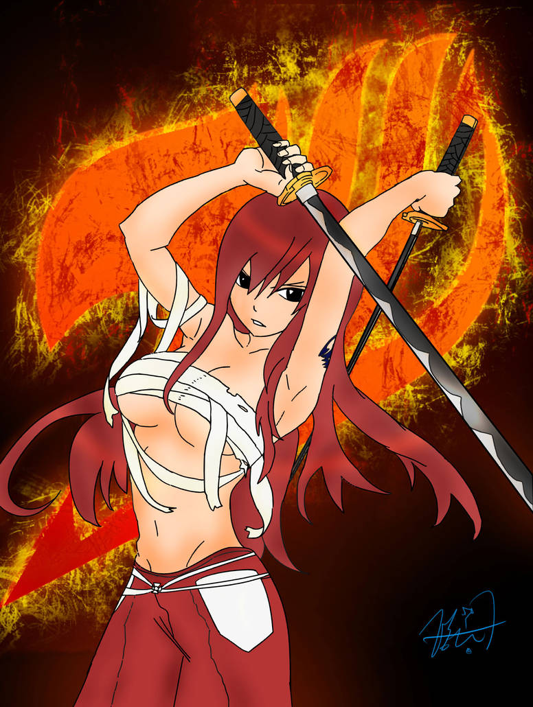 Erza Scarlet - Fairy Tail Fanart