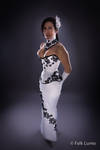 White overbust corset by FalkLumo