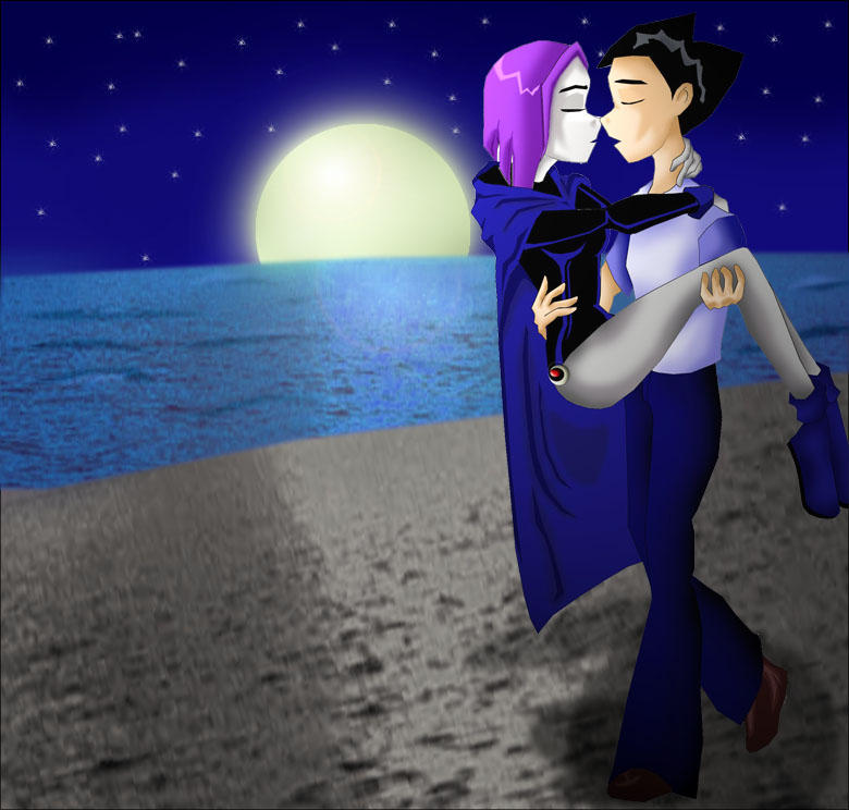Romance on the beach by Robin-Raven on DeviantArt