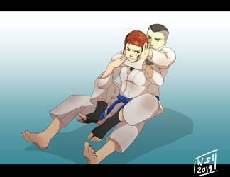 Grappling Practice 2 by wsan1
