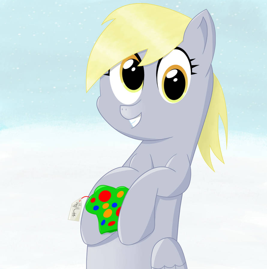 Derpy has a gift for you... by TheDarkSatanicorn
